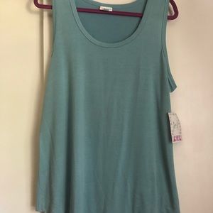 Lularoe 2XL tank top blue